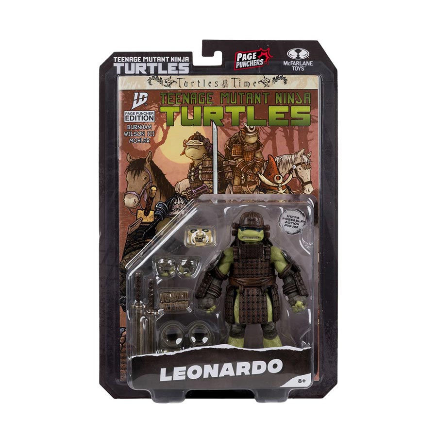 Teenage Mutant Ninja Turtles Page Punchers Wave 4 Turtles In Time Leonardo 5-Inch Action Figure