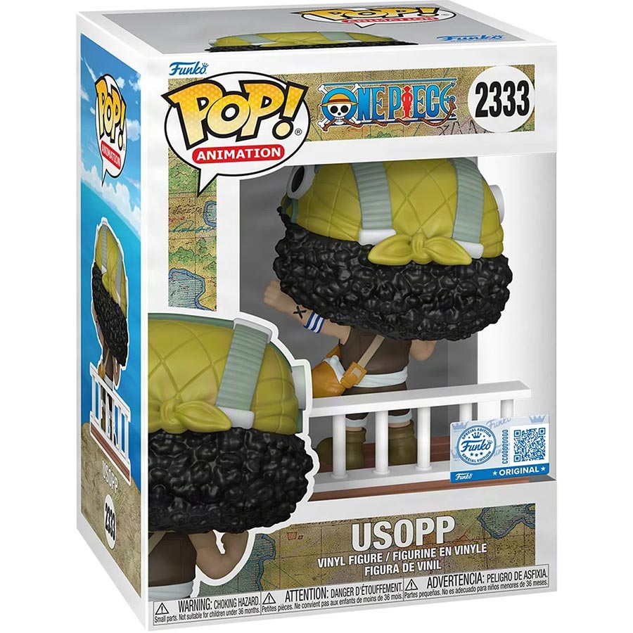 POP Animation One Piece Straw Hats Usopp Entertainment Earth Exclusive Vinyl Figure