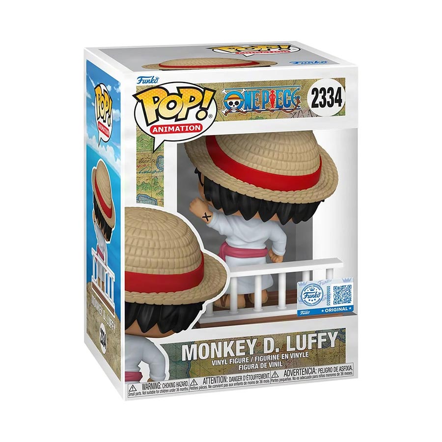 POP Animation One Piece Straw Hats Monkey D Luffy Entertainment Earth Exclusive Vinyl Figure