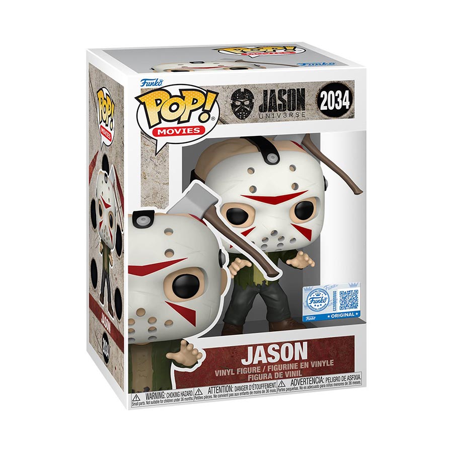 POP Movie Jason Universe Jason With Axe Head Entertainment Earth Exclusive Vinyl Figure