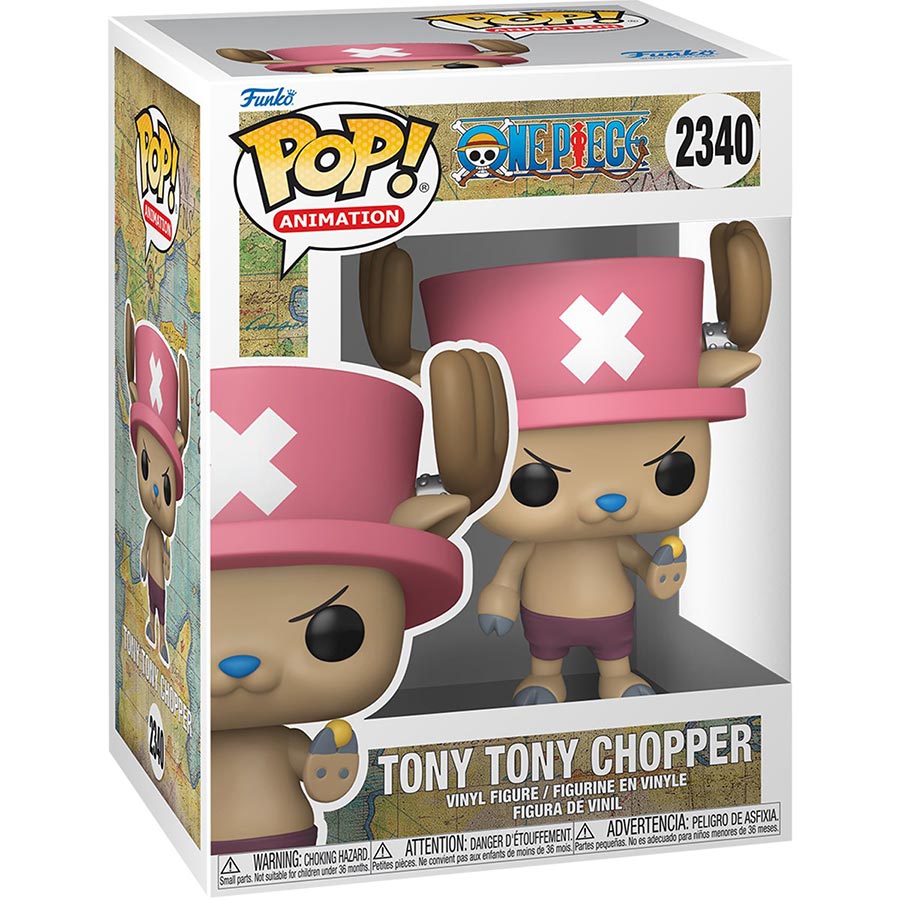 POP Animation One Piece Tony Tony Chopper With Rumble Ball Vinyl Figure