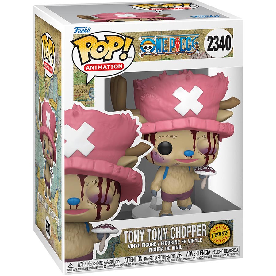 POP Animation One Piece Tony Tony Chopper With Rumble Ball Chase Vinyl Figure