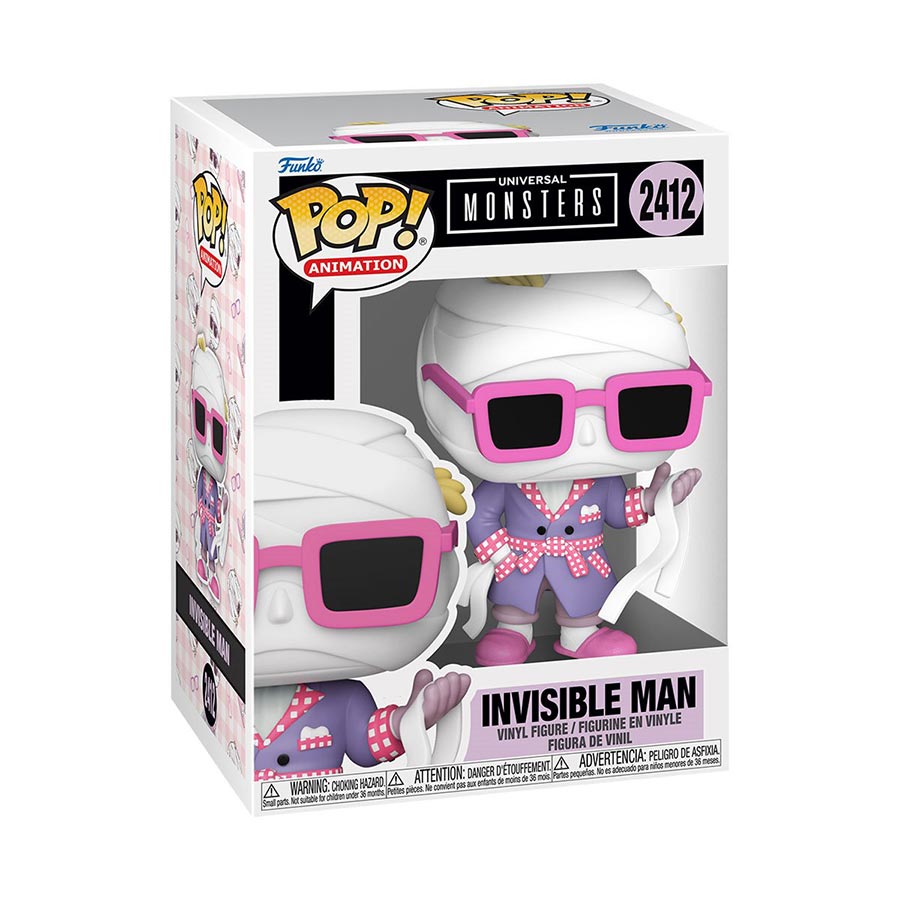 POP Movies Universal Monsters Invisible Man Anime Vinyl Figure