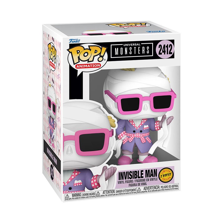 POP Movies Universal Monsters Invisible Man Anime Chase Vinyl Figure