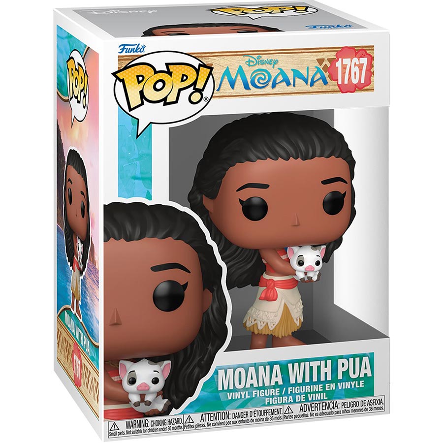 POP Disney Moana Moana With Pua Vinyl Figure