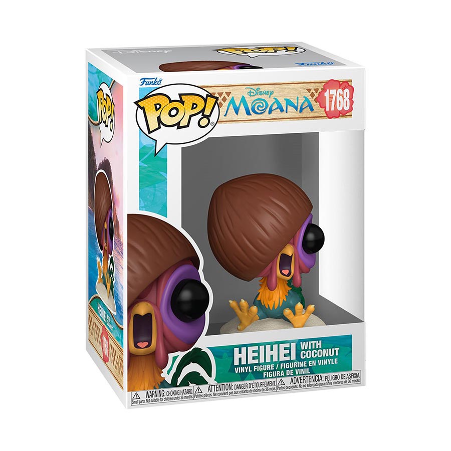 POP Disney Moana Hei Hei With Coconut Vinyl Figure