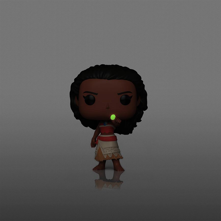 POP Disney Moana Moana With Heart Of Te Fiti Glow-In-The-Dark Vinyl Figure