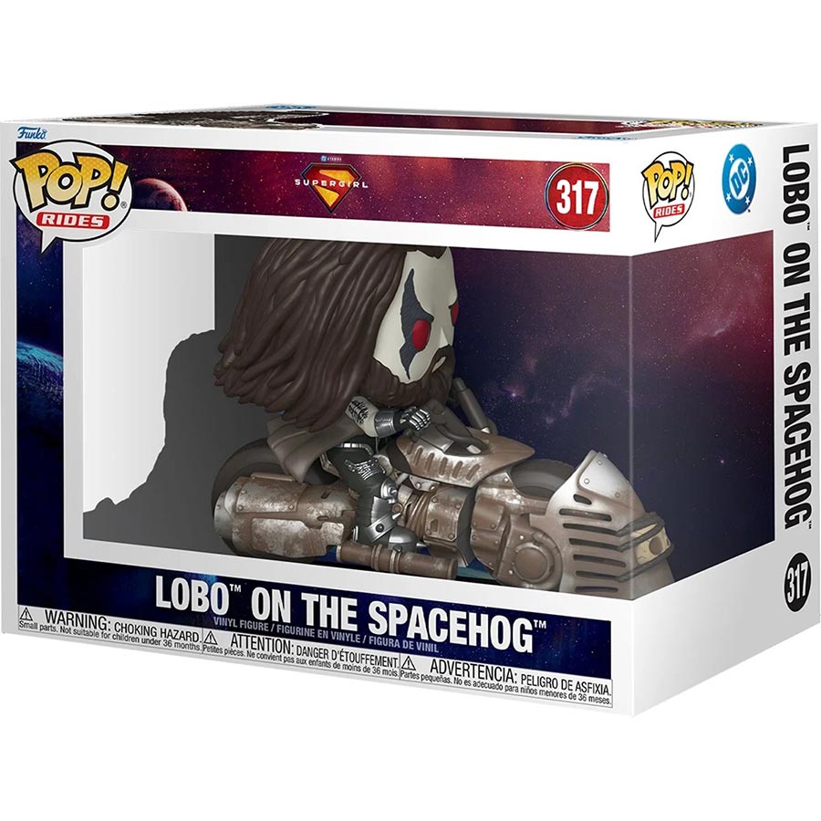 POP Rides Supergirl Lobo On The Spacehog Vinyl Figure