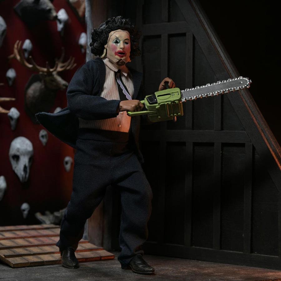 Texas Chainsaw Massacre 50th Anniversary Leatherface Pretty Woman Mask Cloth 8-Inch Action Figure