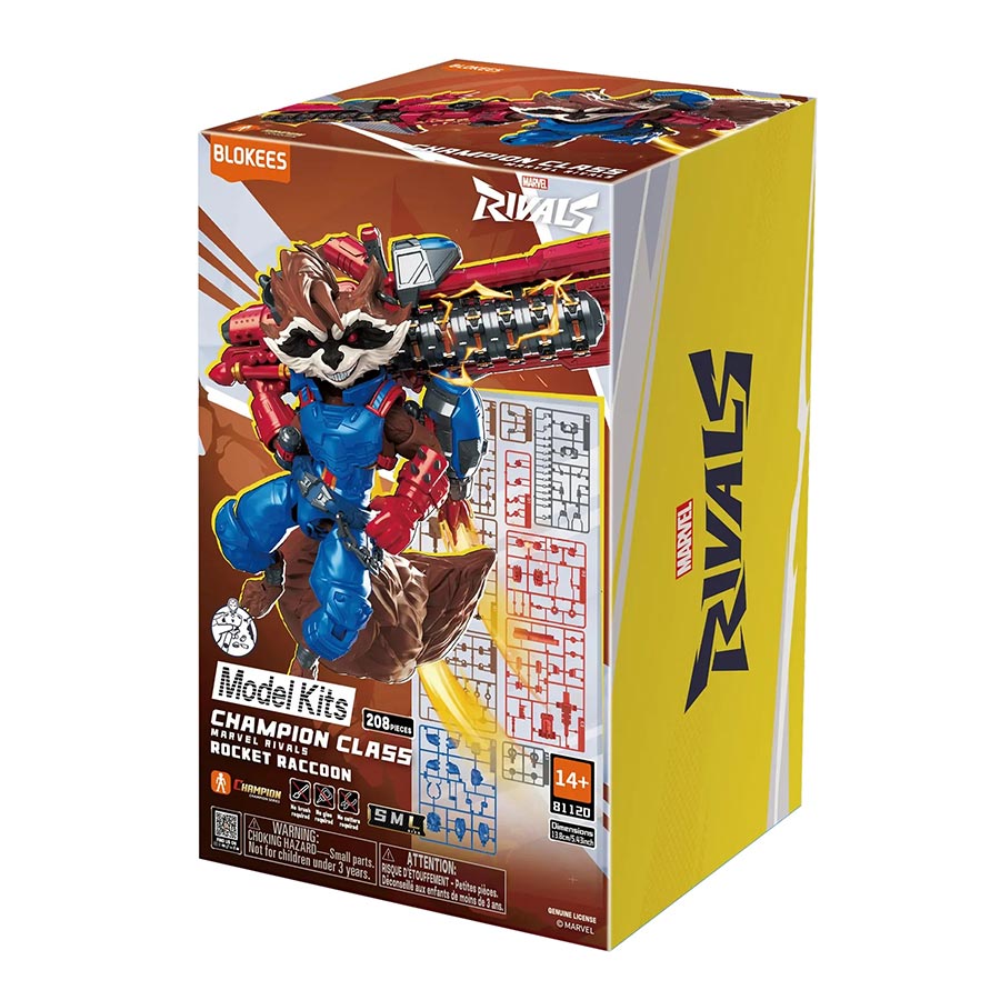 Blokees Marvel Rivals Rocket Raccoon Champion Class Model Kit