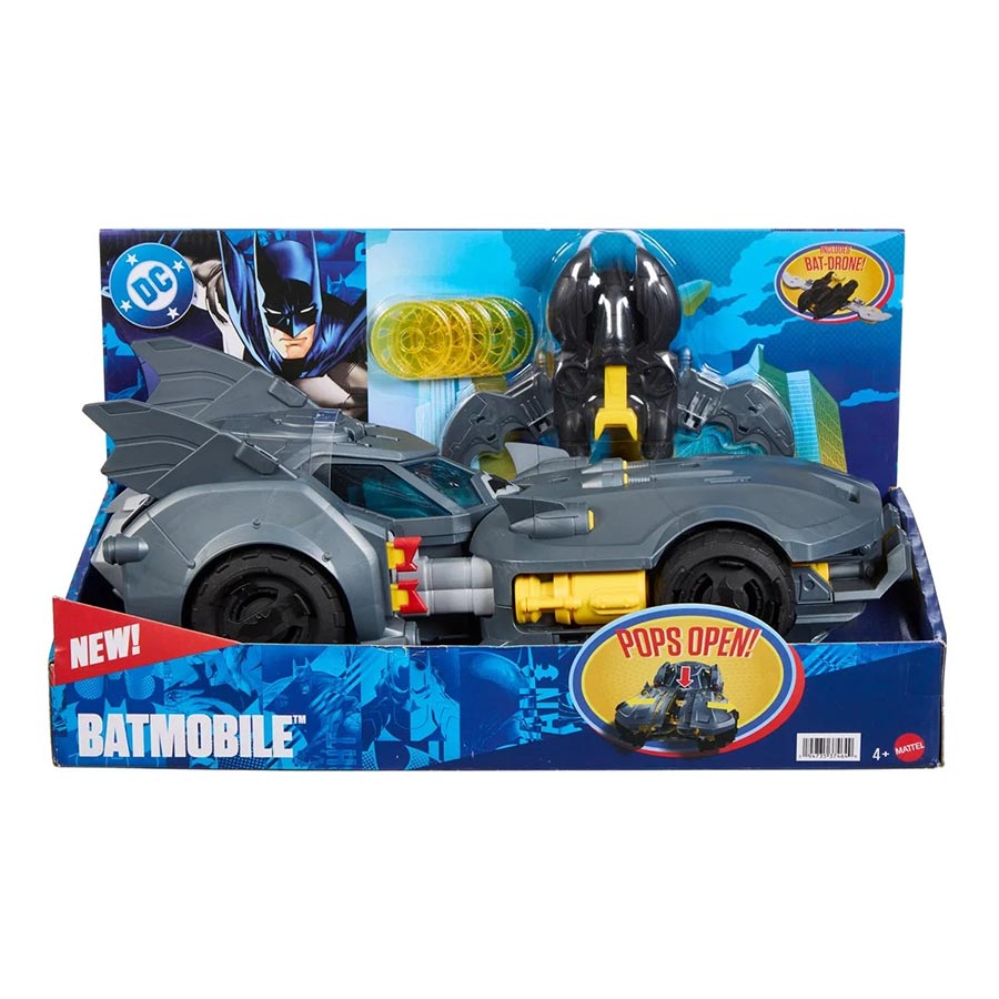 DC Batmobile Vehicle With Bat-Drone Cannon