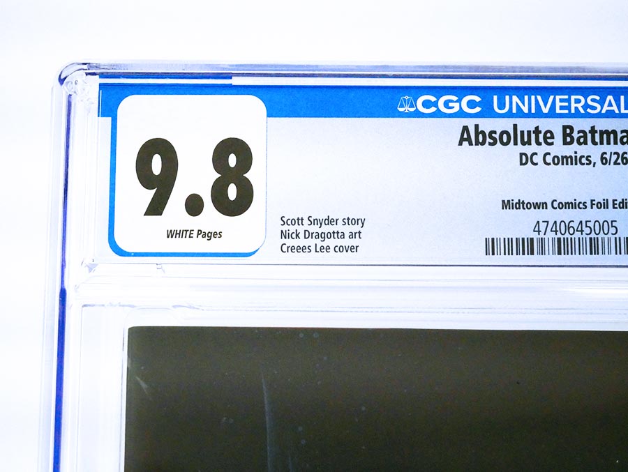 Absolute Batman #19 Midtown Exclusive Cover F Creees Lee Virgin Foil Cover CGC 9.8 (DC All In)