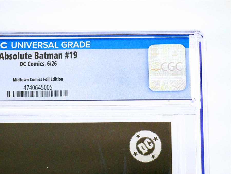 Absolute Batman #19 Midtown Exclusive Cover F Creees Lee Virgin Foil Cover CGC 9.8 (DC All In)