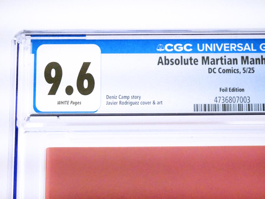 Absolute Martian Manhunter #1 Cover R Variant Javier Rodriguez Foil Cover CGC 9.6 (DC All In)