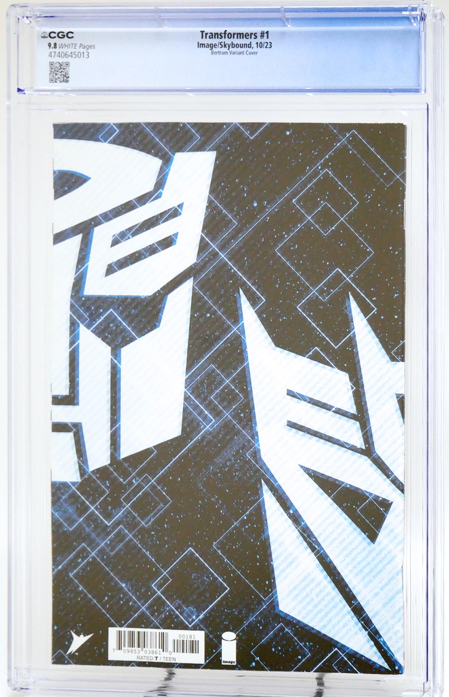 Transformers Vol 5 #1 Cover Z-O Incentive Ian Bertram Variant Cover CGC 9.8