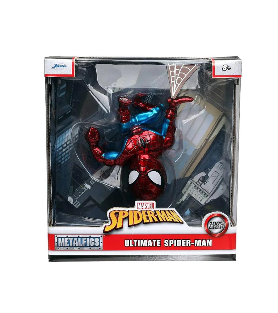 Marvel MetalFigs Die-Cast Ultimate Spider-Man Candy Red 6-Inch Action Figure