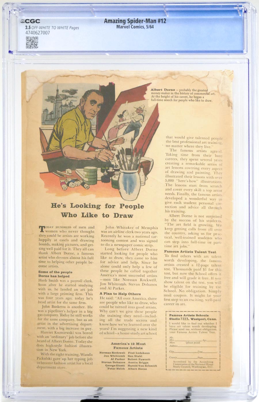 Amazing Spider-Man #12 Cover B CGC 2.5