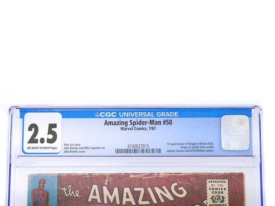 Amazing Spider-Man #50 Cover F CGC 2.5