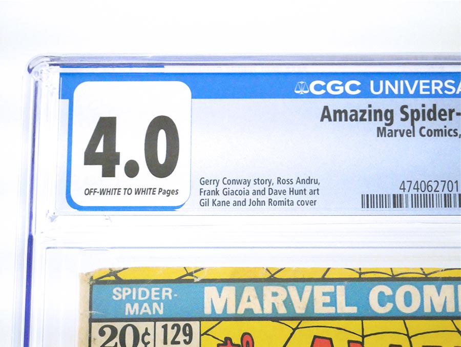 Amazing Spider-Man #129 Cover R Regular Cover CGC 4.0