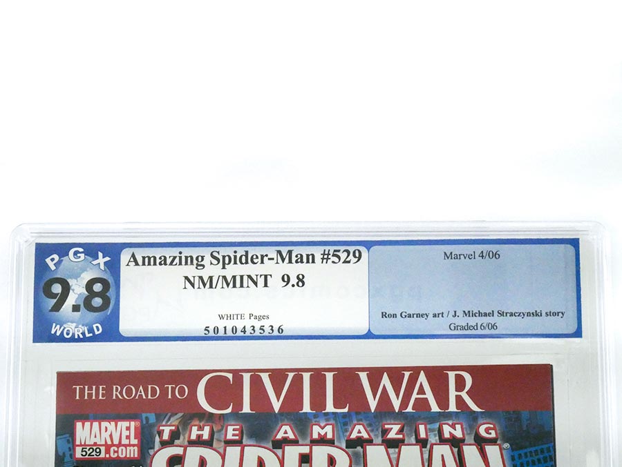 Amazing Spider-Man Vol 2 #529 Cover D 1st Ptg Regular Cover PGX 9.8 (Road To Civil War Tie-In)
