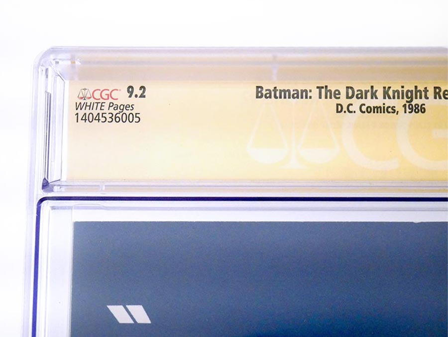 Batman The Dark Knight Returns #2 Cover H 1st Ptg CGC Signature Series 9.2 Signed By Frank Miller & Klaus Janson