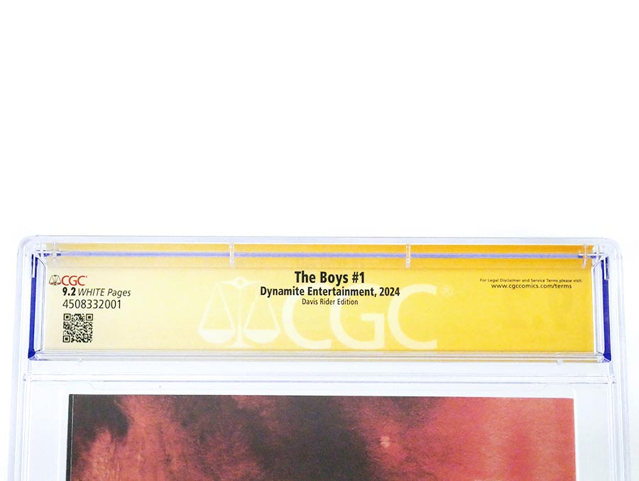 Boys #1 Cover K Variant Felix Morales Convention Edition CGC Signature Series 9.2 Signed By Antony Starr