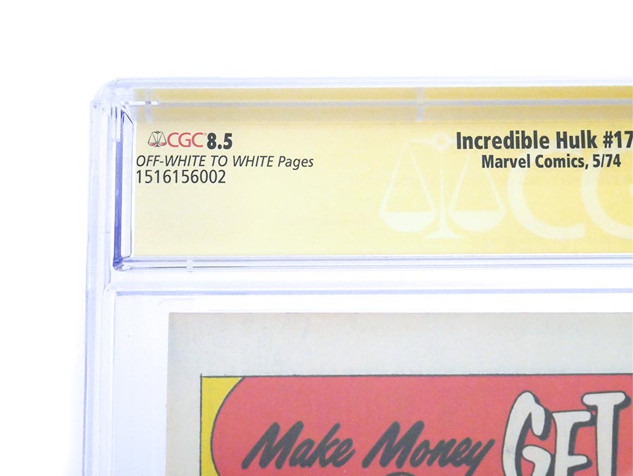 Incredible Hulk #175 Cover B CGC Signature Series 8.5 Signed By Stan Lee Roy Thomas Herb Trimpe