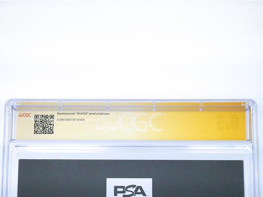 PSA Magazine #4 Purple Cracked Ice Cover CGC Signature Series 8.5 Signed By Leah Clark Colleen Clinkenbeard Lisa Ortiz David Sobolov John Swasey