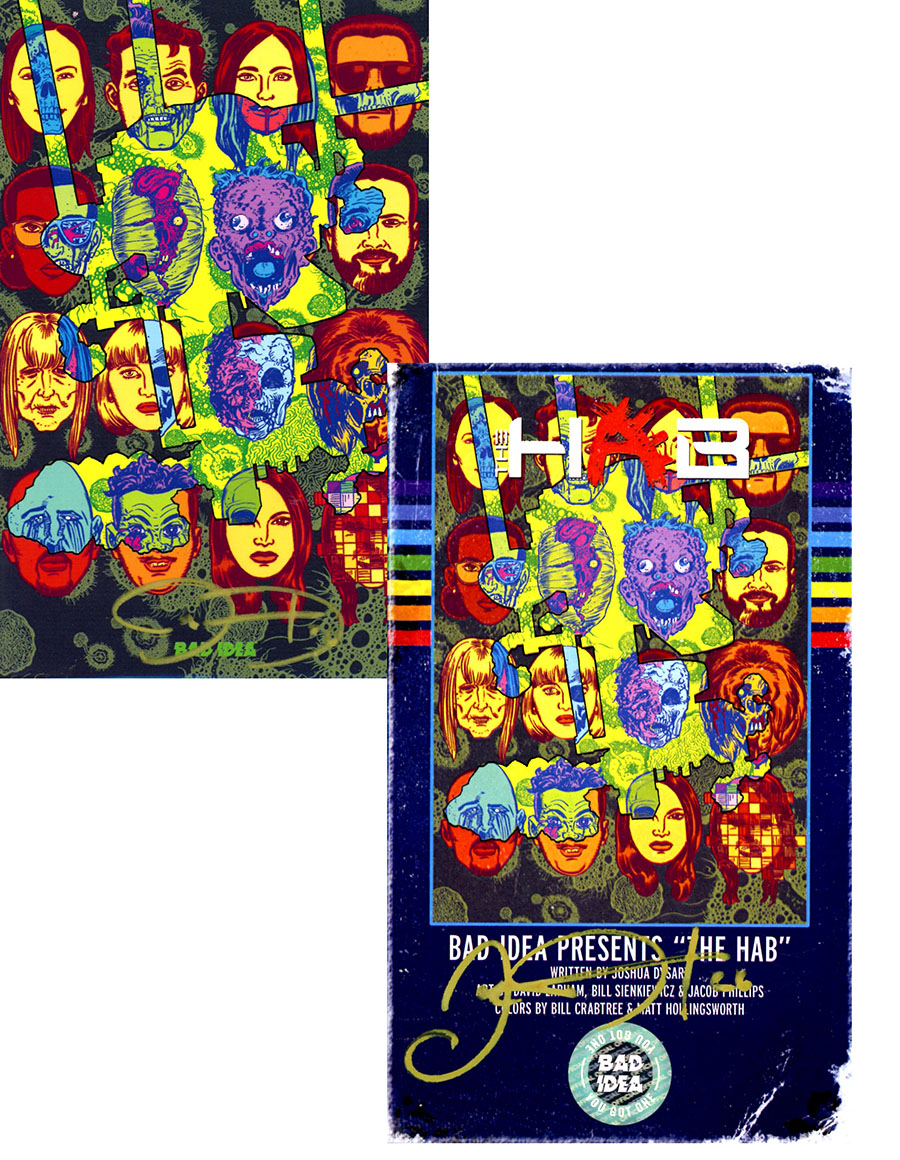 The Hab #1 Cover I Incentive Mini Comic & VHS Tape Signed by Joshua Dysart