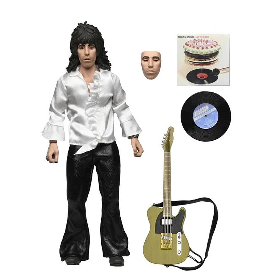 Rolling Stones Retro 8-Inch Scale Keith Richards 1975 Clothed Action Figure