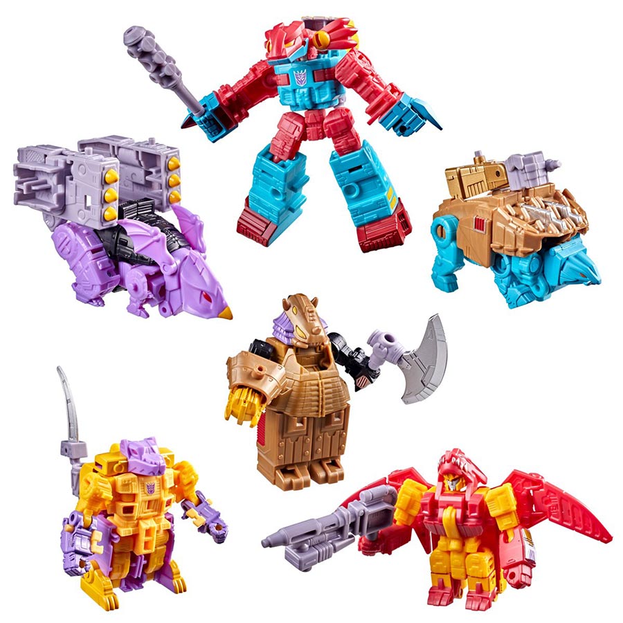 Transformers Age Of The Primes Decepticon Monstructor Combiner Figure Set