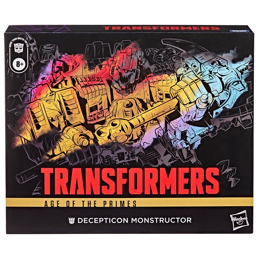 Transformers Age Of The Primes Decepticon Monstructor Combiner Figure Set
