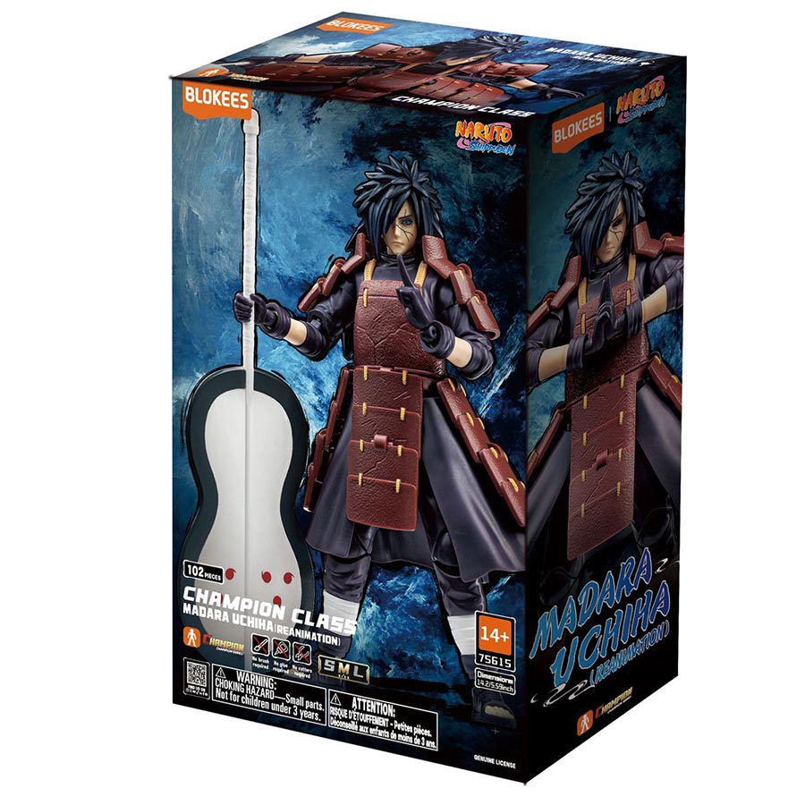 Blokees Naruto Champion Class Madara Uchiha Reanimation Jutsu Model Kit