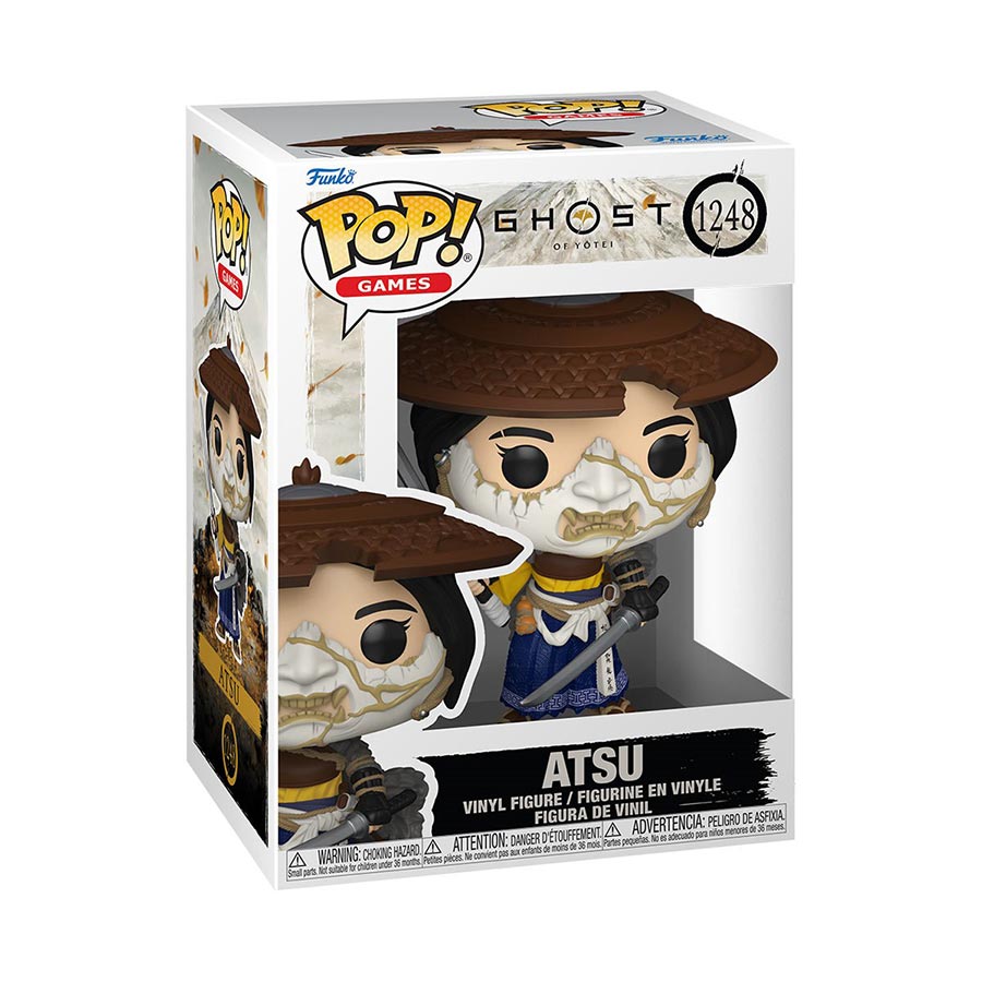 POP Games Ghost Of Yotei Atsu Vinyl Figure