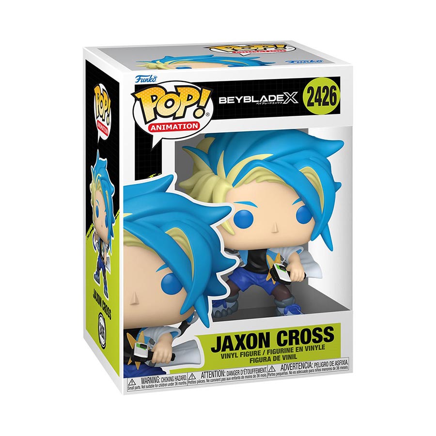 POP Animation Beyblades Jaxon Cross Blader X Vinyl Figure
