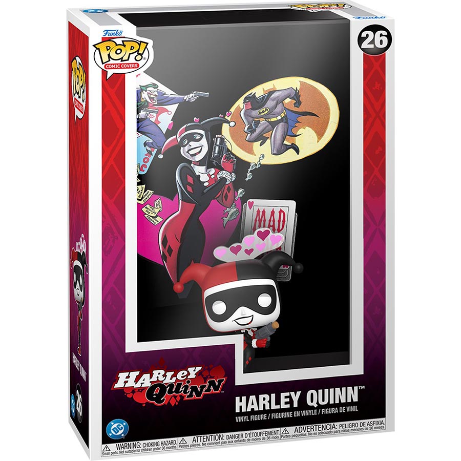 POP Comic Cover Batman Adventures Harley Quinn Mad Love Vinyl Figure