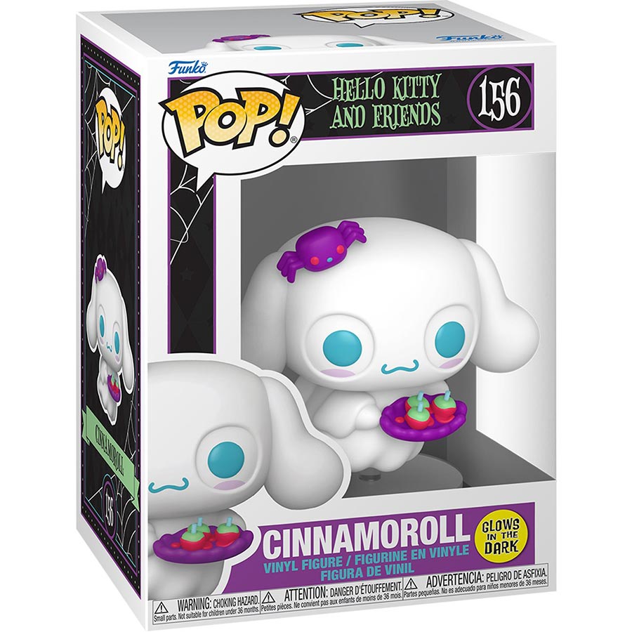 POP Sanrio Hello Kitty Cinnamoroll Spooky Glow-In-The-Dark Vinyl Figure