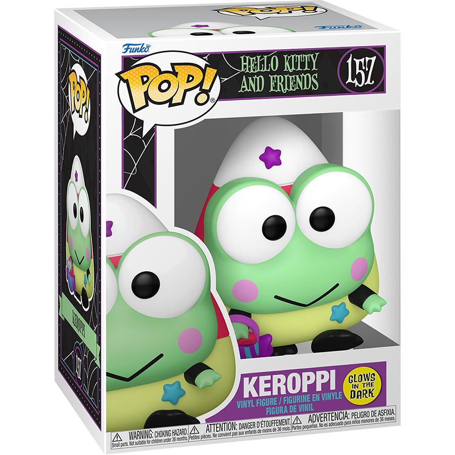POP Sanrio Hello Kitty Keroppi Spooky Glow-In-The-Dark Vinyl Figure