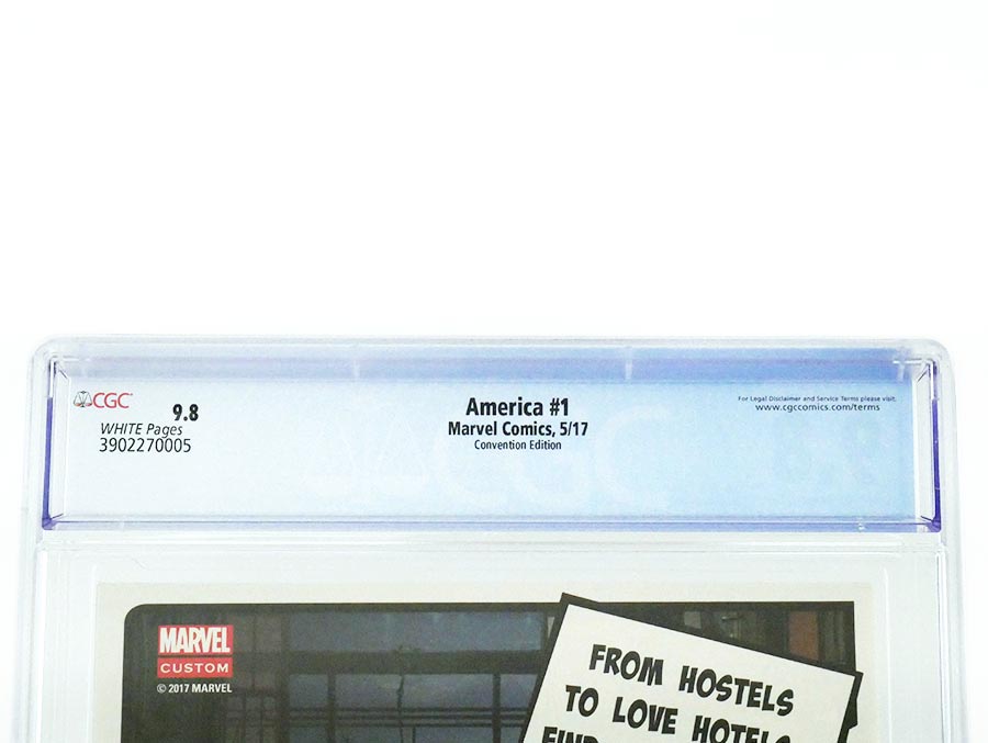 America #1 Cover L Joyce Chin Variant Cover CGC 9.8