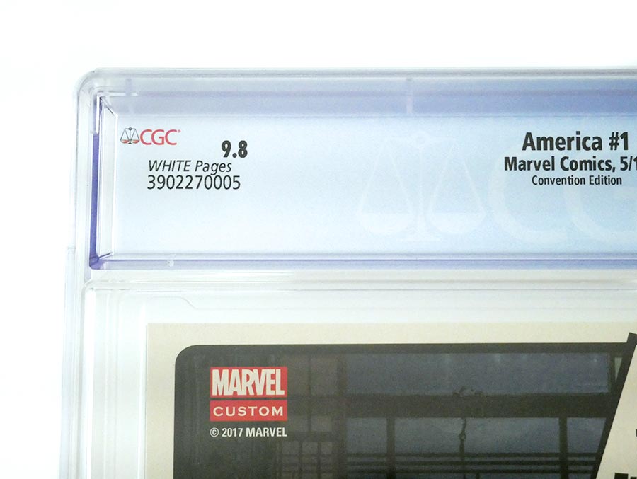 America #1 Cover L Joyce Chin Variant Cover CGC 9.8