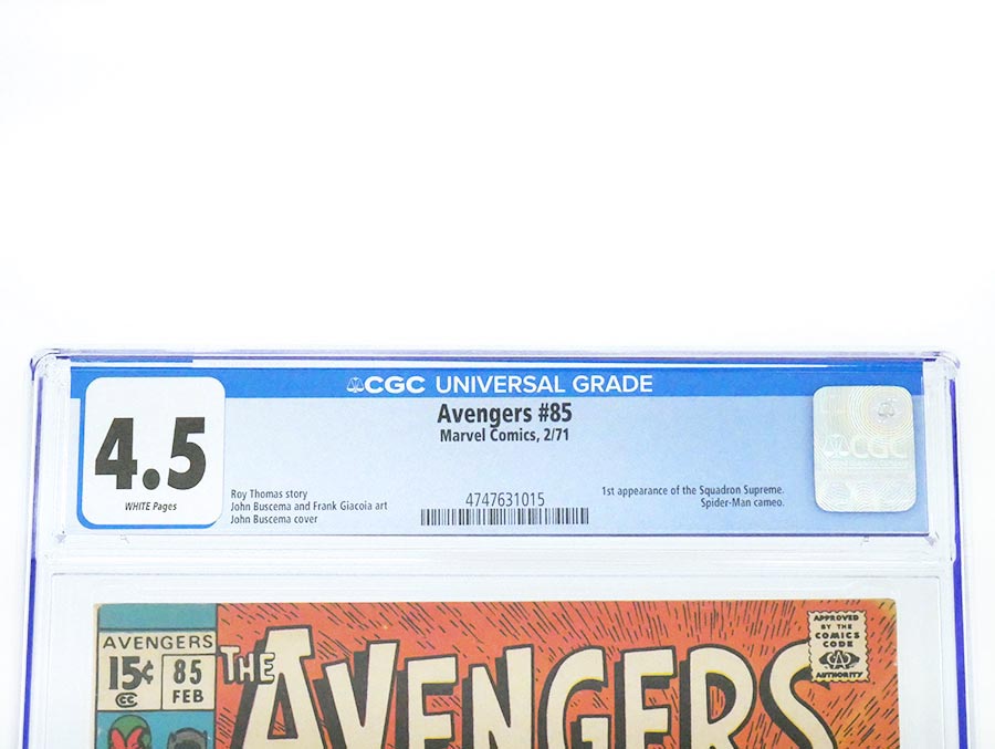Avengers #85 Cover B CGC 4.5