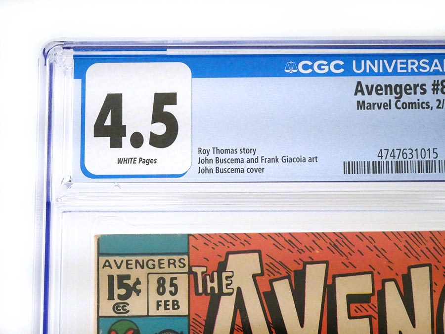 Avengers #85 Cover B CGC 4.5