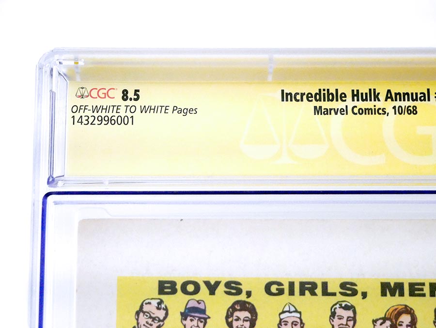 Incredible Hulk King Size Special #1 Cover D CGC Signature Series 8.5 Signed By Stan Lee & Jim Steranko