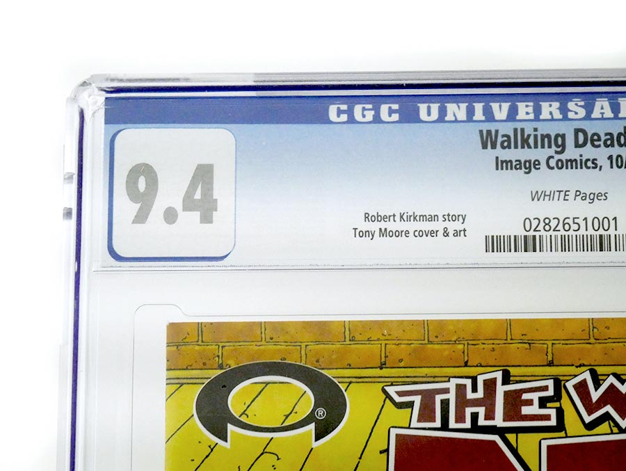 Walking Dead #1 Cover Z-Z-P 1st Ptg CGC 9.4