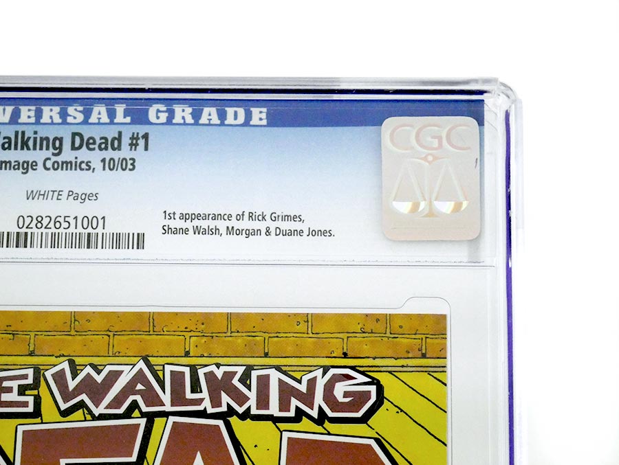 Walking Dead #1 Cover Z-Z-P 1st Ptg CGC 9.4