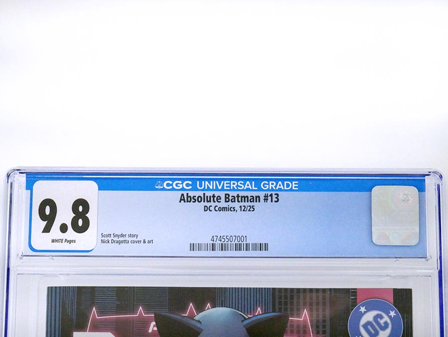 Absolute Batman #13 Cover L Regular Nick Dragotta Cover CGC 9.8 (DC All In)