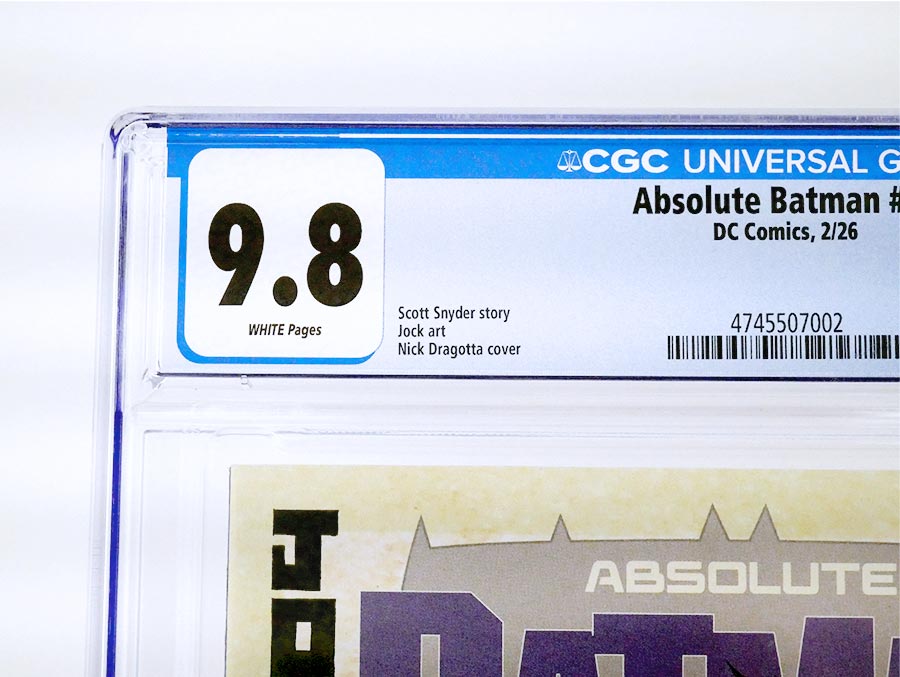 Absolute Batman #15 Cover Z-C Regular Nick Dragotta Cover CGC 9.8 (DC All In)