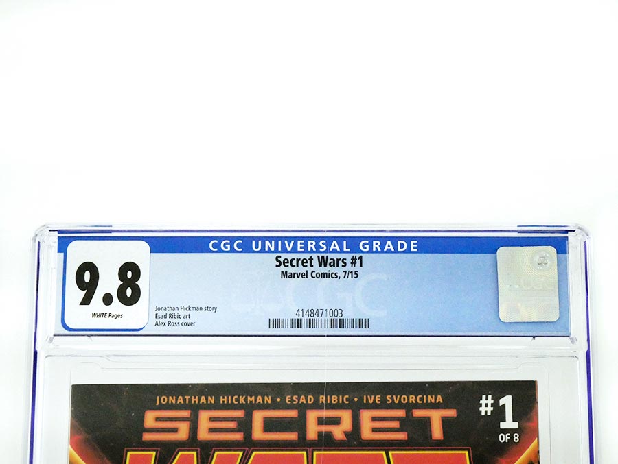 Secret Wars #1 Cover Z-Z-B 1st Ptg Regular Alex Ross Cover CGC 9.8
