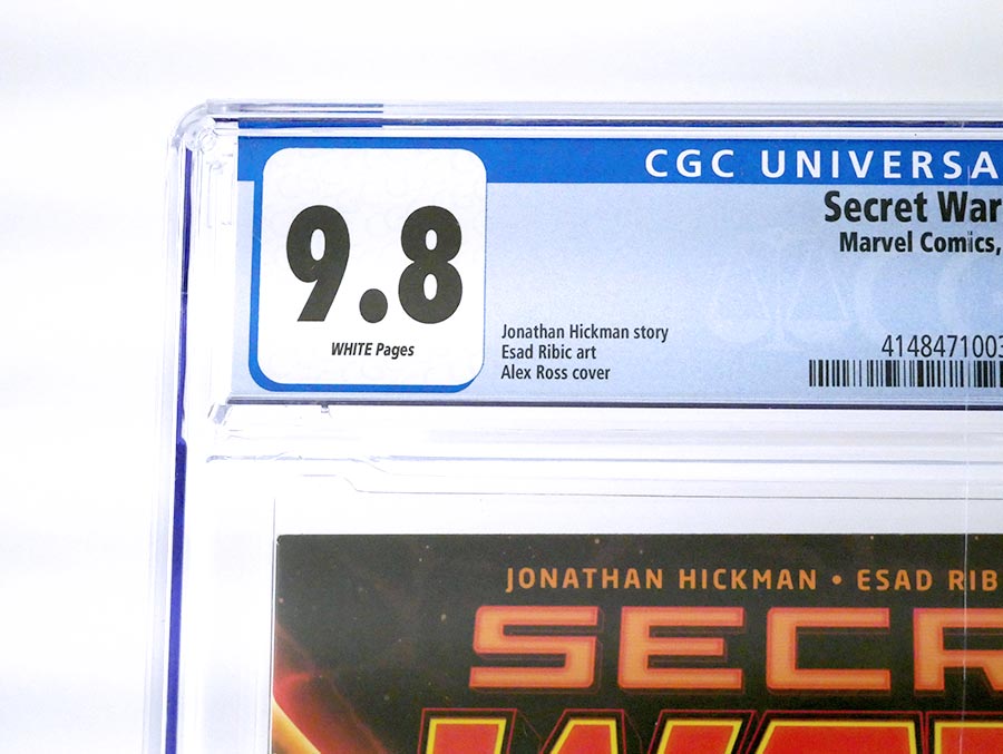 Secret Wars #1 Cover Z-Z-B 1st Ptg Regular Alex Ross Cover CGC 9.8