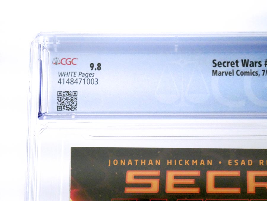 Secret Wars #1 Cover Z-Z-B 1st Ptg Regular Alex Ross Cover CGC 9.8